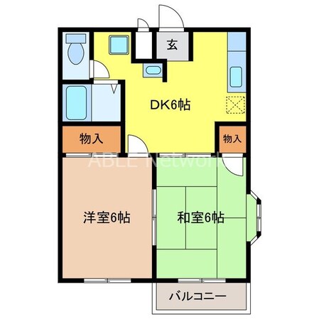 パルテノンの物件間取画像